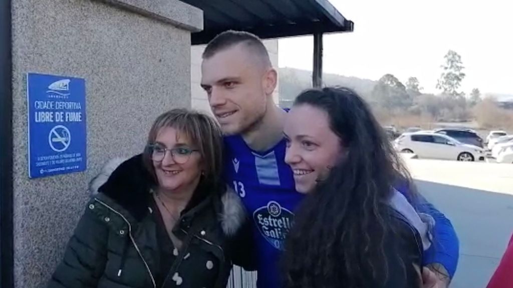 Ivana Tatic, una aficionada más del Deportivo gracias a Jovanovic