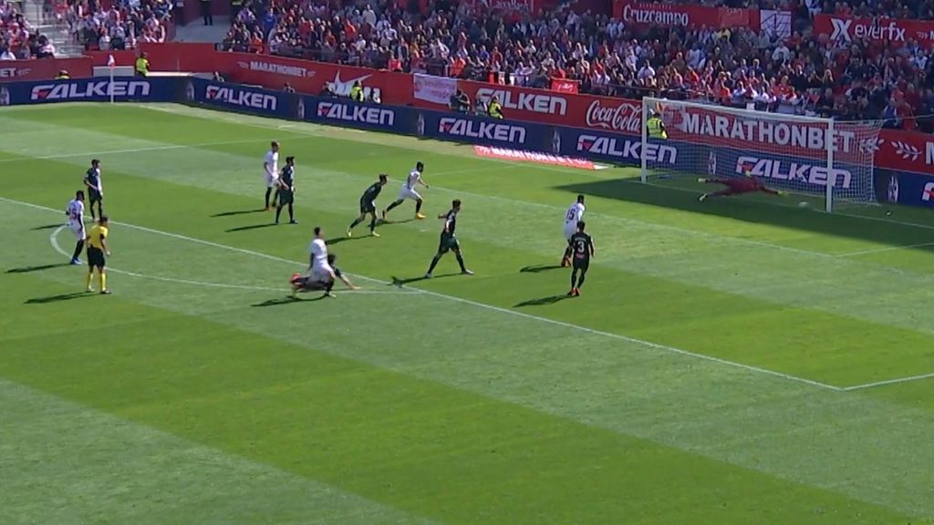Sevilla 2-2 Espanyol: Gol de Suso