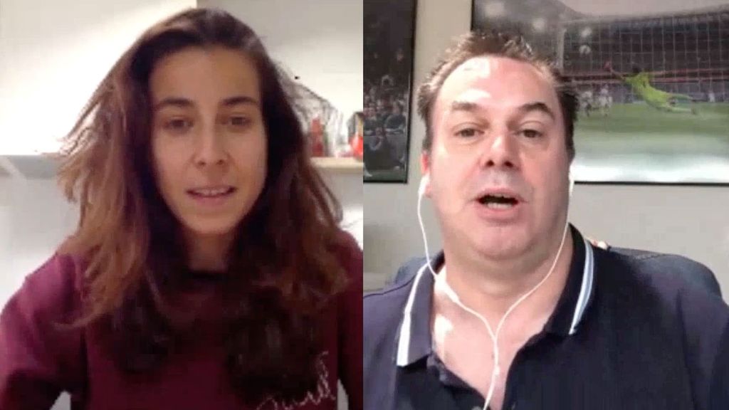 La charla de Asís Martín con Ainhoa Tirapu durante el confinamiento por el coronavirus