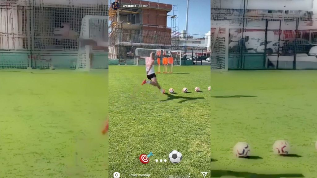 Uros Racic, el primer valencianista que se entrena