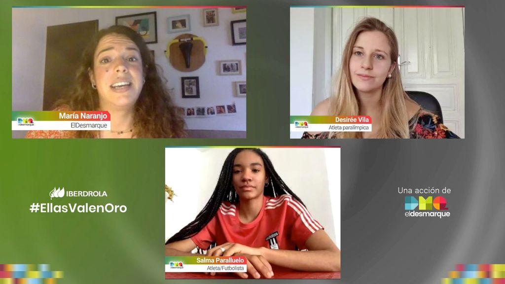 Debate Iberdrola: María Naranjo, Desirée Vila y Salma Paralluelo.