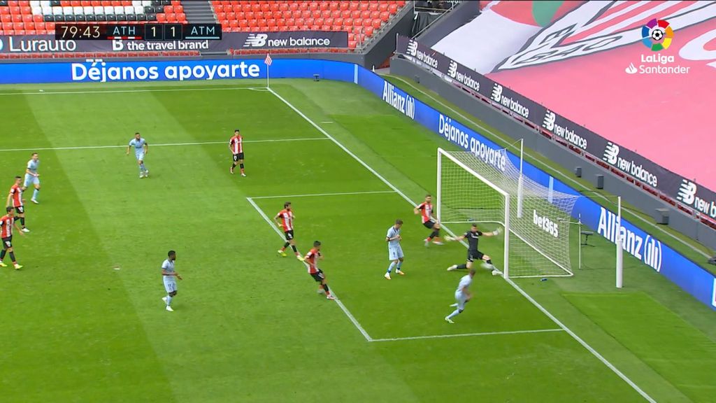 Athletic 1-1 Atlético: La doble parada de Unai Simón