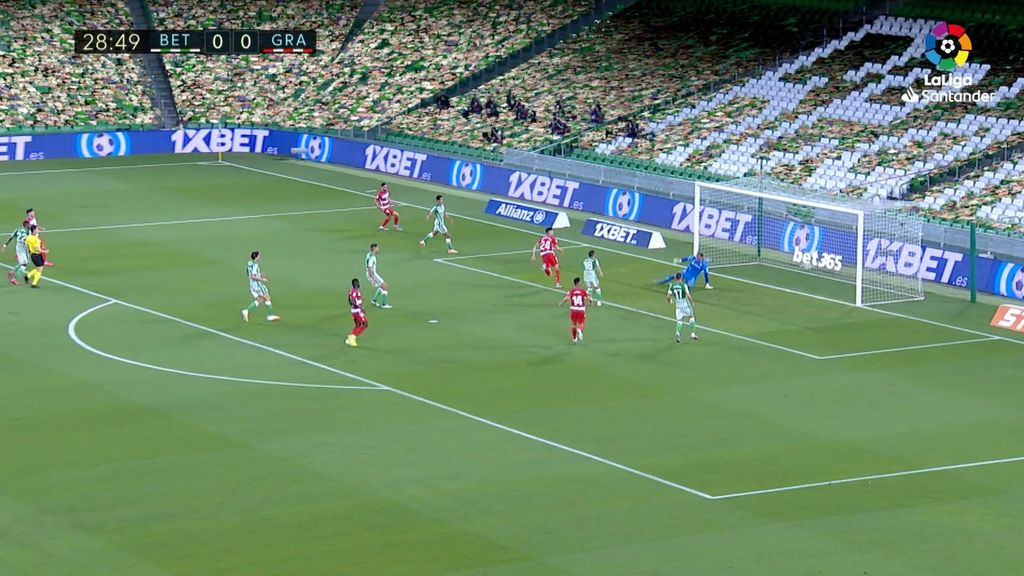 Betis 0-1 Granada: Gol de Carlos Fernández