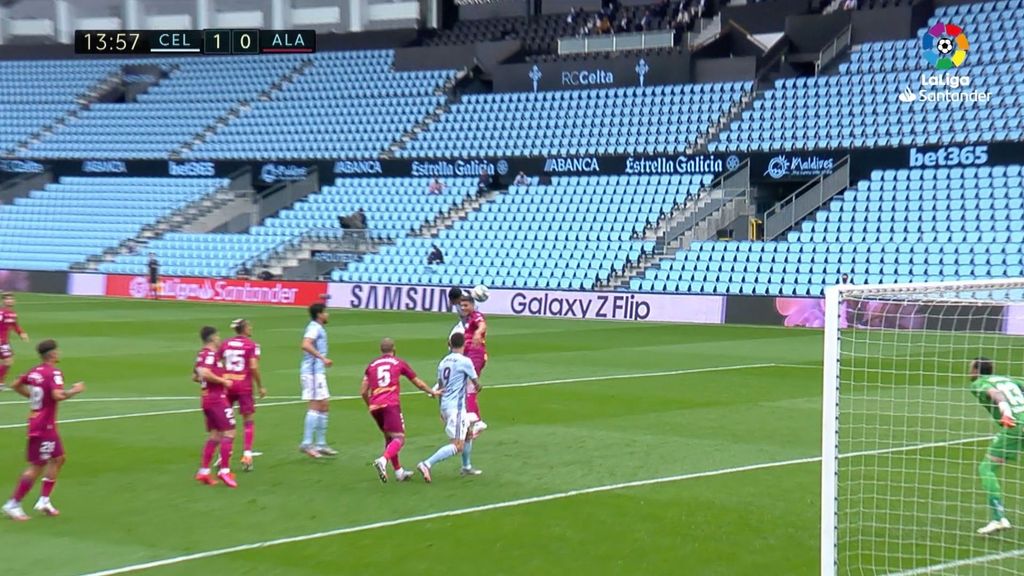 Celta 1-0 Alavés: Gol de Murillo