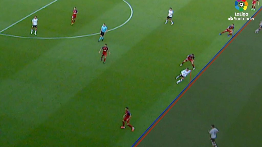 Valencia-Osasuna: Gol anulado a Rodrigo