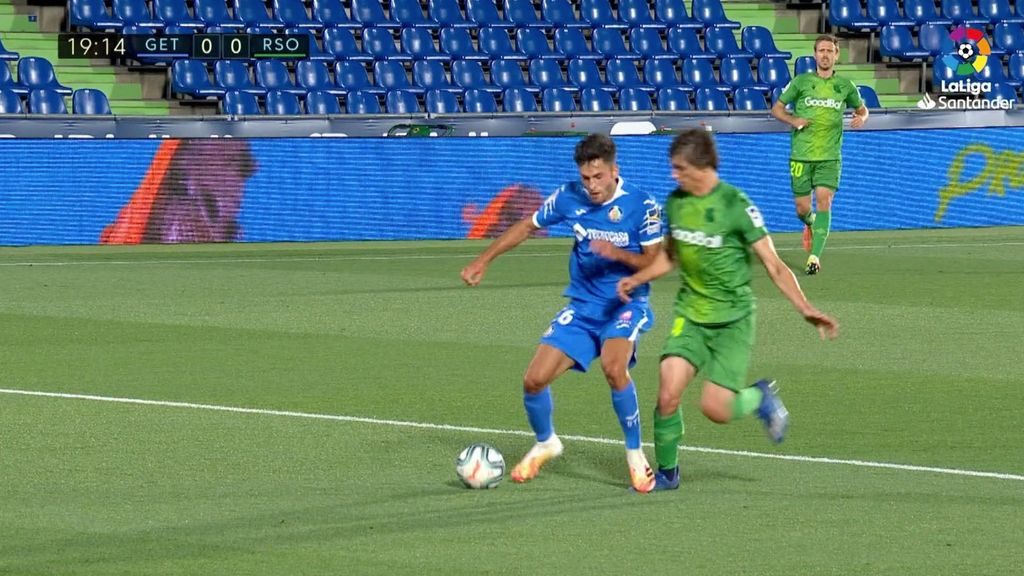 Getafe-Real Sociedad: Polémico penalti de Le Normand