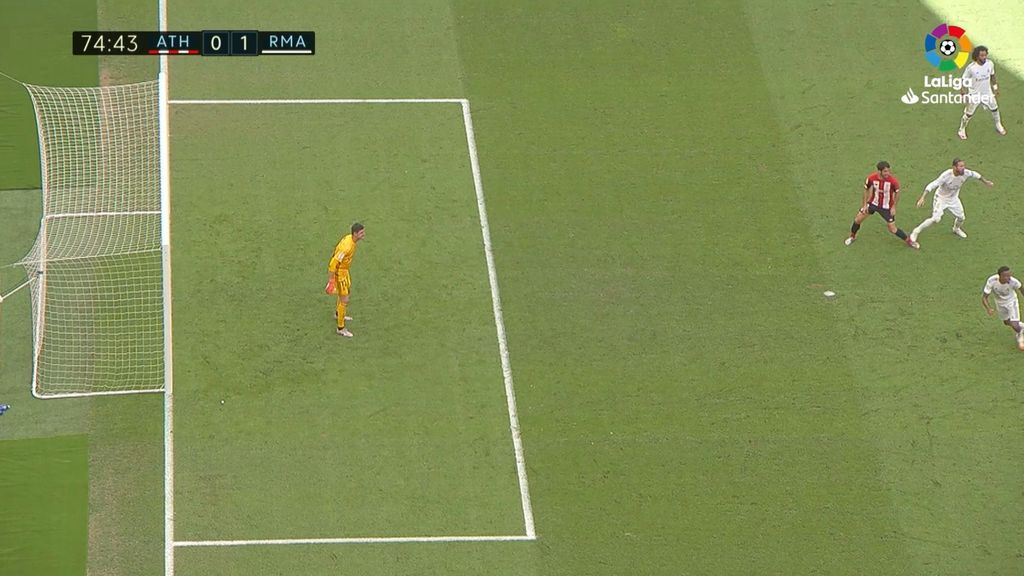 Athletic-Real Madrid: Penalti no pitado de Sergio Ramos a Raúl García