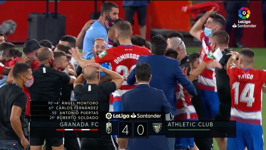 Granada-Athletic: Resumen 4-0