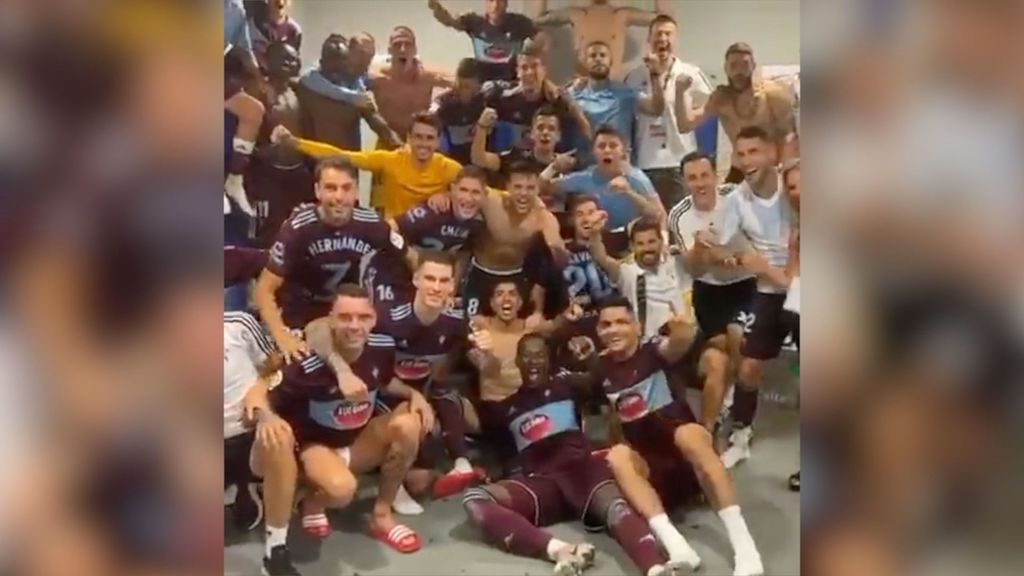 Nolito nos enseña la celebración de la plantilla del Celta