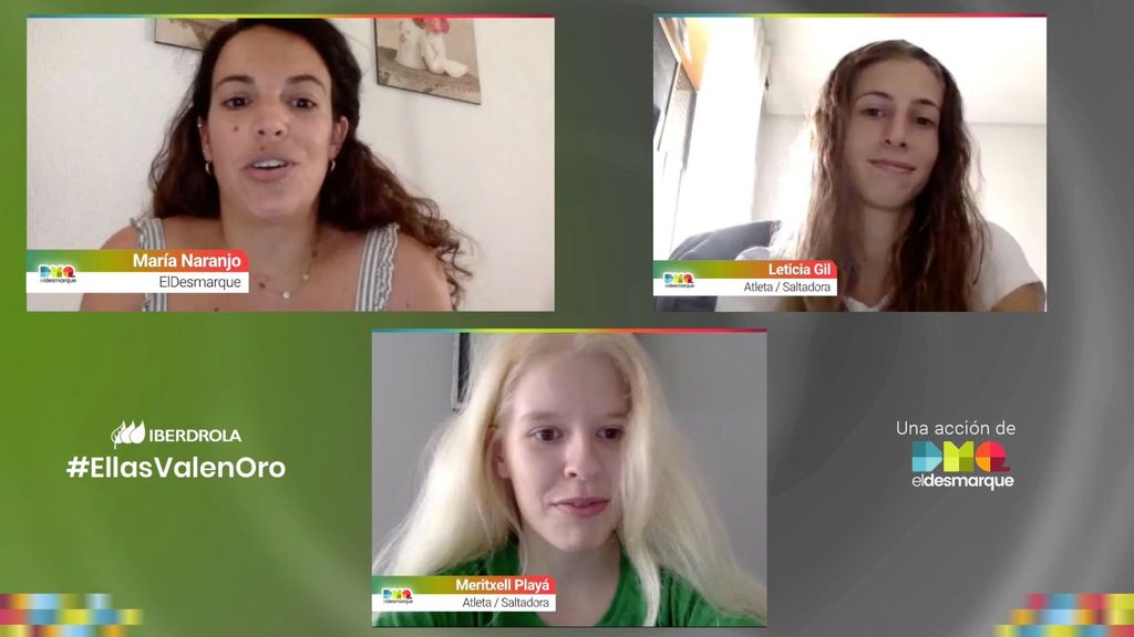 Debate Iberdrola Salto de Longitud: Leticia Gil y Meritxell Playá