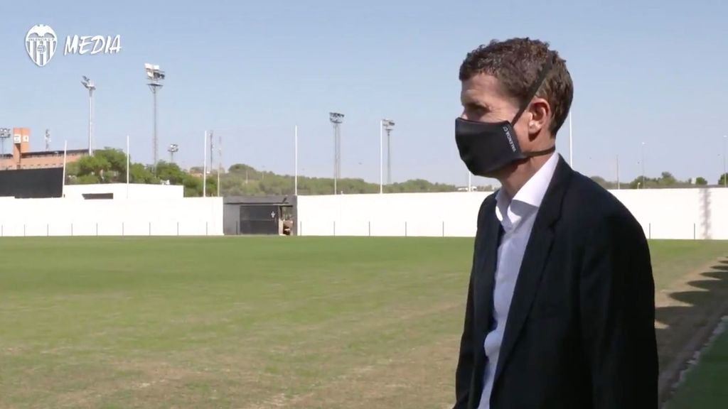 Así fueron las primeras horas de Javi Gracia en Valencia