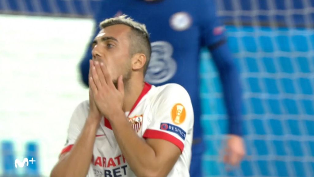 Chelsea-Sevilla: Ocasión de Joan Jordán