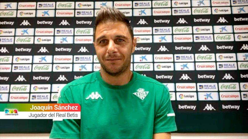 Joaquín: "El Betis es tan grande que te hace llorar por muchas cosas"