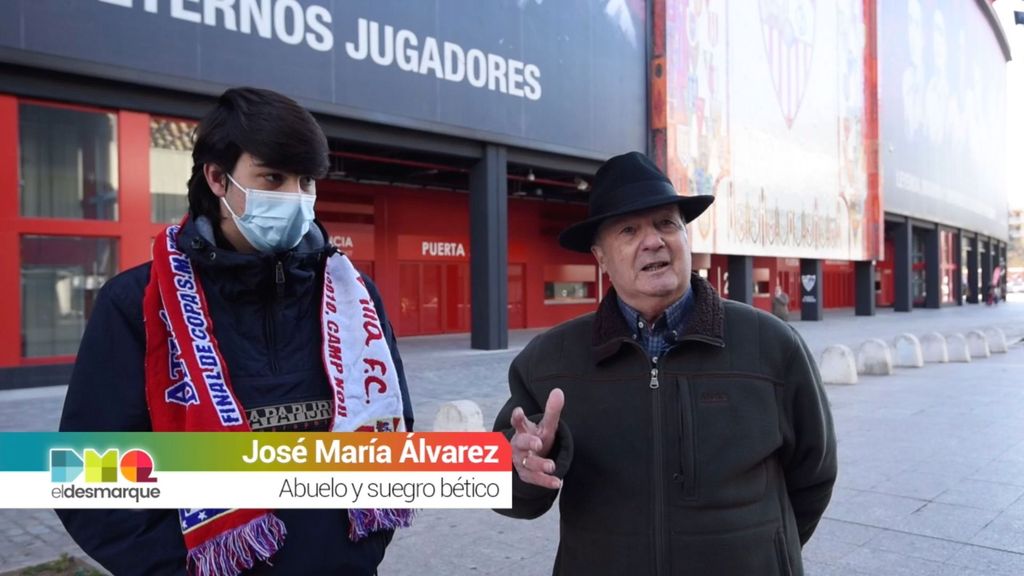 El abuelo bético que vivió un título del Sevilla por sus nietos