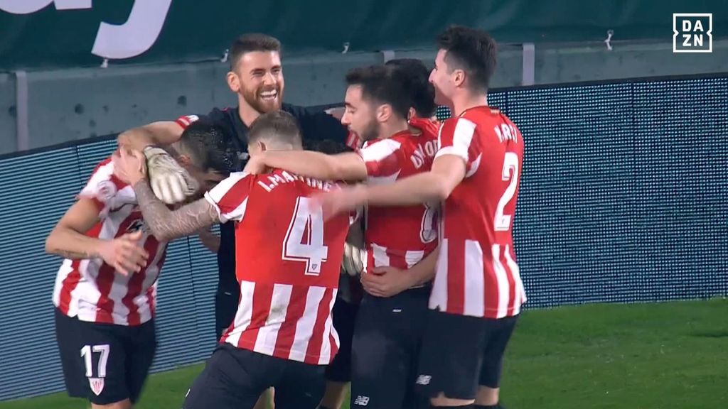 Betis 1(1) - 1(4) Athletic: Resumen del partido de Copa del Rey