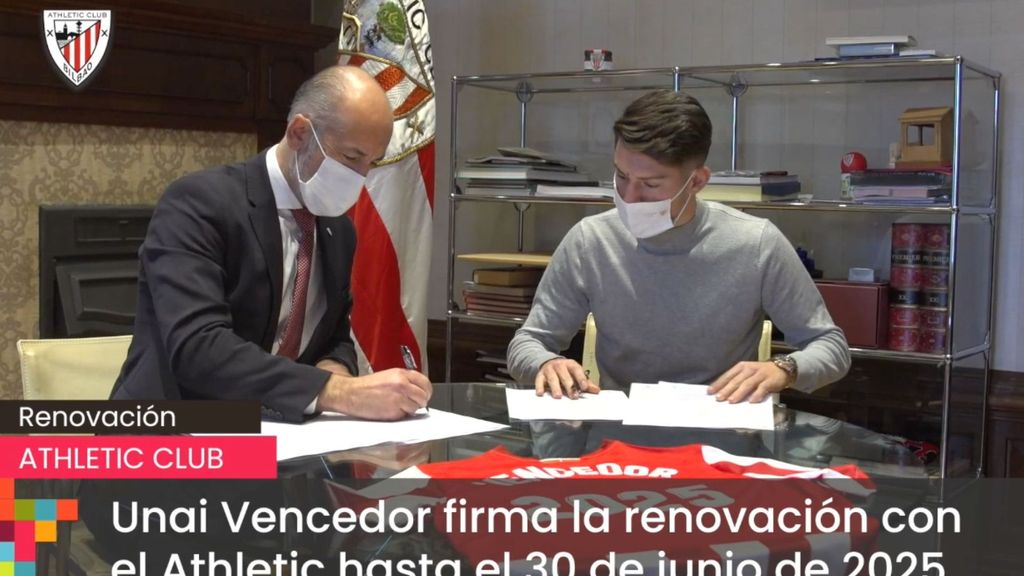 Vencedor renueva su contrato con el Athletic hasta 2025