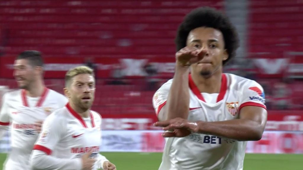 Sevilla 1-0 Barcelona: Gol de Koundé