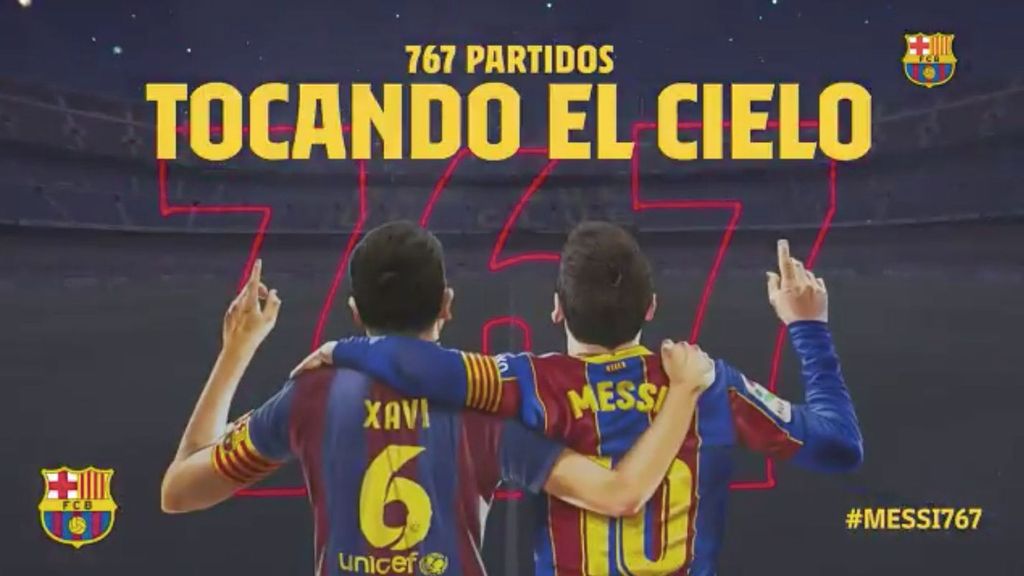 Messi iguala a Xavi como jugador con más partidos oficiales jugados con el Barça: así definen las estrellas culés a Messi en una palabra