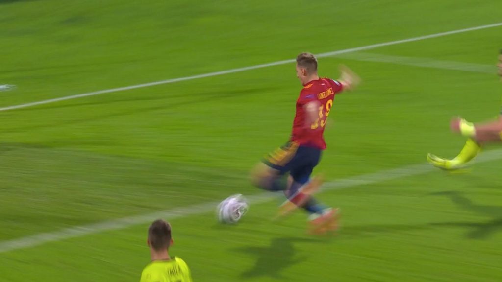 Selección sub21: España 1-0 República Checa, gol de Dani Gómez (Europeo, fase de grupos)
