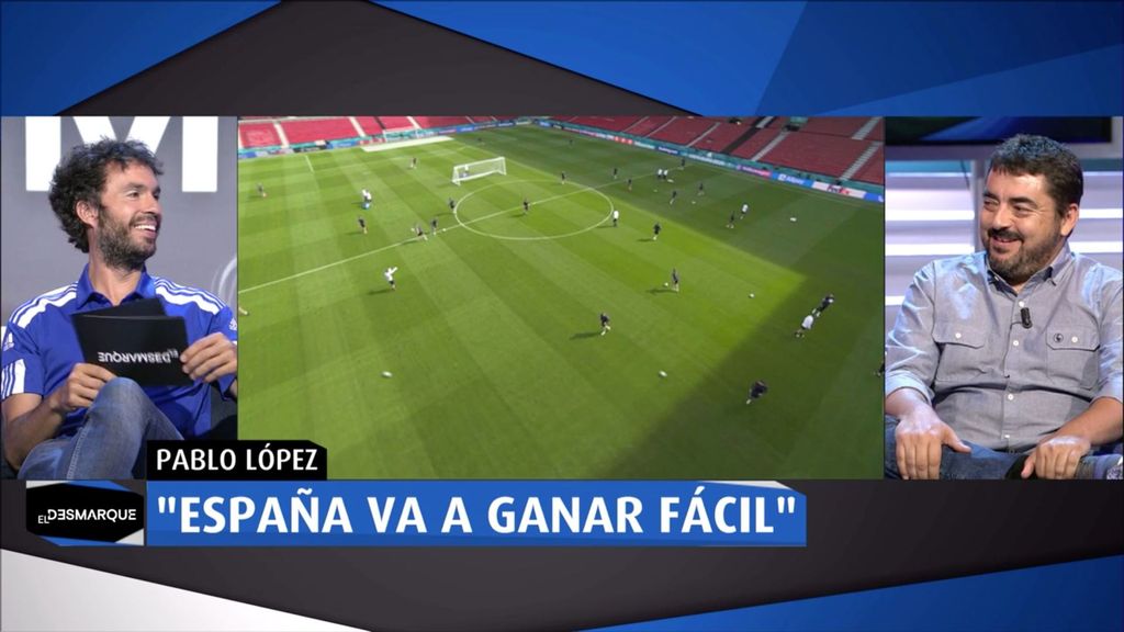 (Mediaset) Pablo López: "España va a ganar fácil, es mejor equipo que Croacia, y venceremos 3-0"