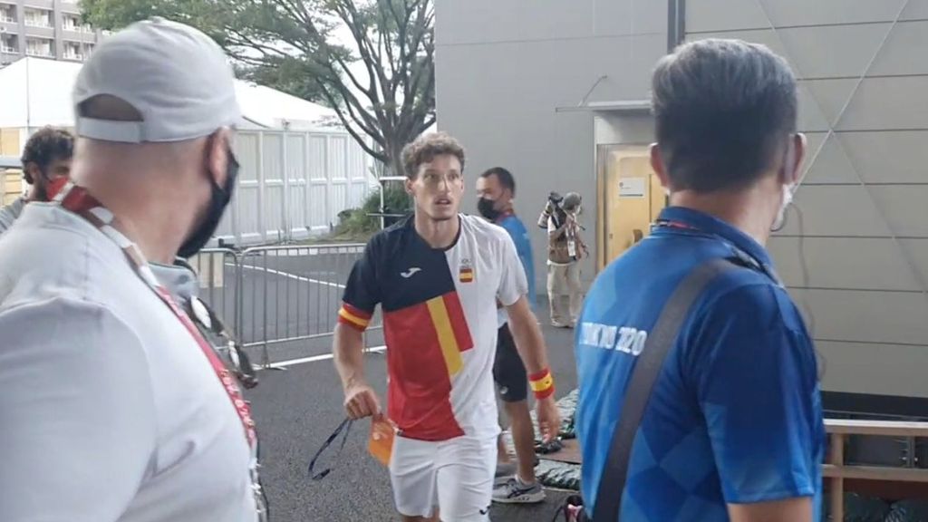 JJOO de Tokio: Los momentos posteriores de Carreño a ganar un bronce y a Djokovic: bici, alegría y enhorabuena