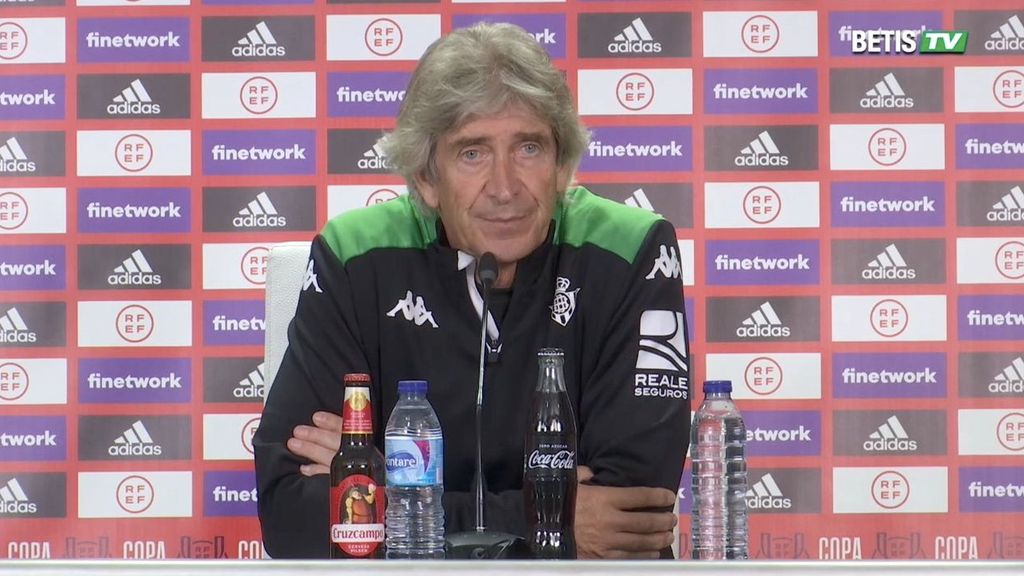 Rueda de prensa de Pellegrini previa al Rayo-Betis de semifinales de Copa