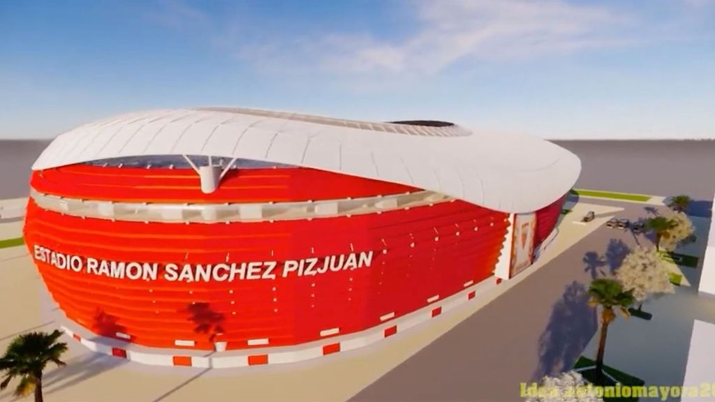 La recreación de un Sánchez-Pizjuán ampliado y reformado que enamora al sevillismo: "Vaya auténtica pasada" (idea: Antonio Mayora)