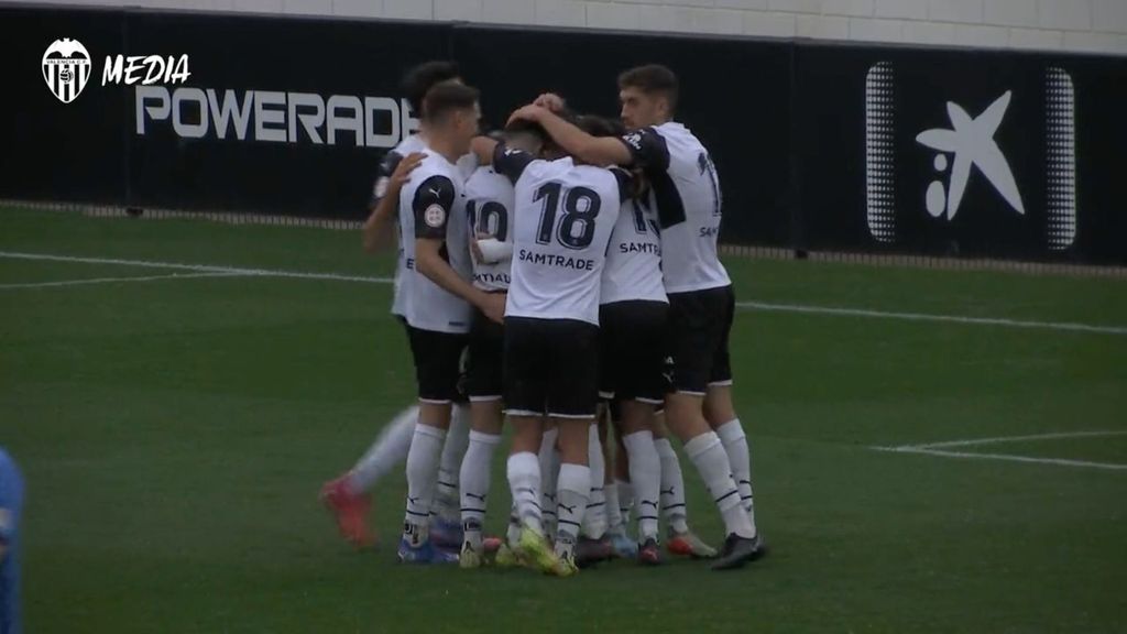 La apabullante goleada del VCF Mestalla al Villajoyosa (6-0)