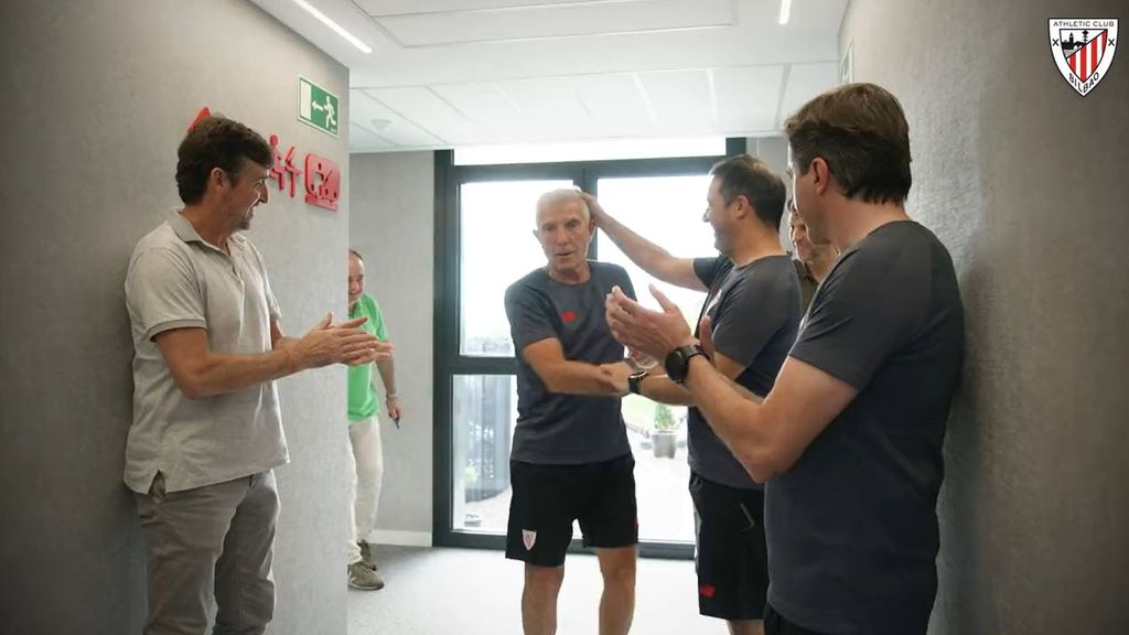 El homenaje del Athletic a Peio Agirreoa