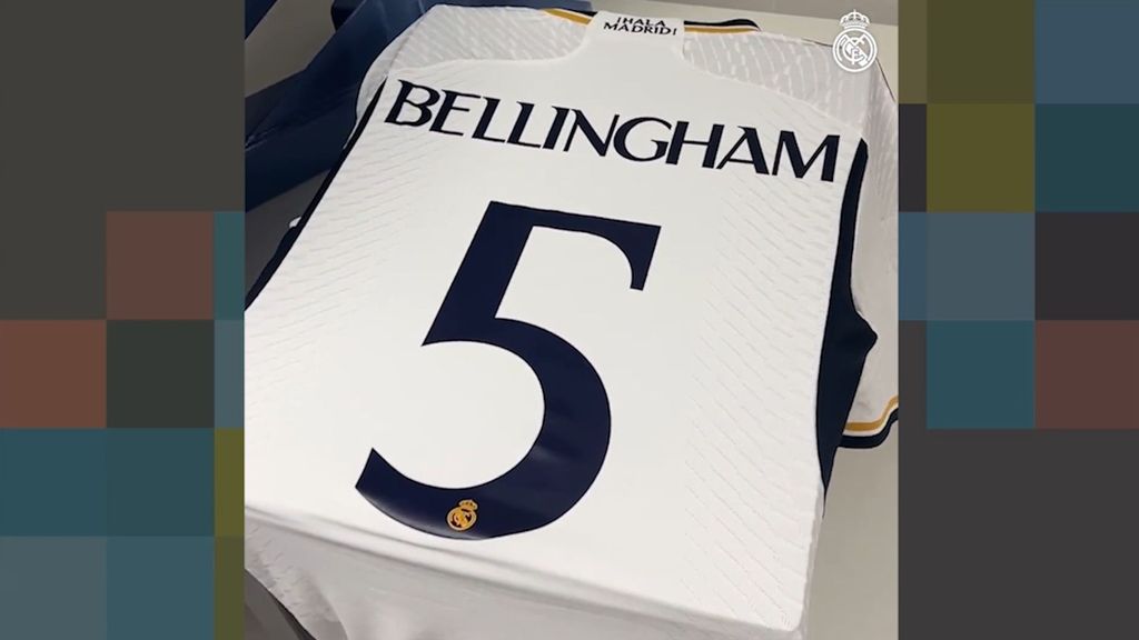 Bellingham hereda el 5 de Zidane en el Real Madrid