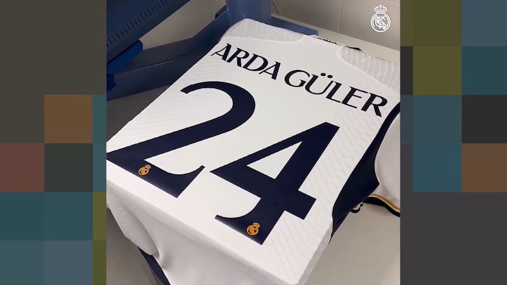 El Real Madrid le da a Arda Güler el dorsal 24