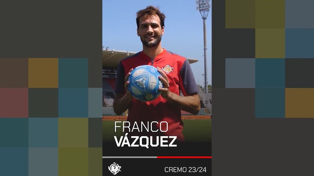 El vídeo de bienvenida de la U.S. Cremonese a Franco Vázquez