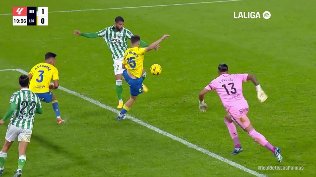 Betis 1-0 UD Las Palmas: Gol de William José