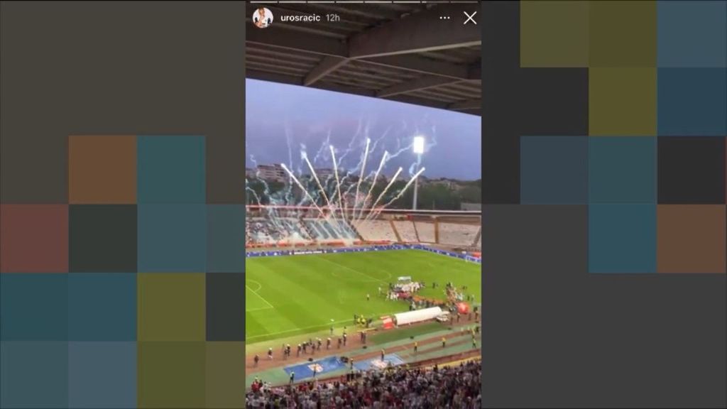 Uros Racic, el fan número uno del campeón Piccini