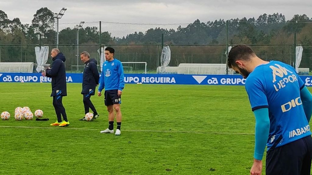 Entrenamiento del Deportivo de la Coruña 24-01-23