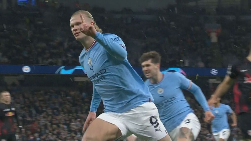 Manchester City 7-0 RB Leipzig: los 5 goles de Haaland