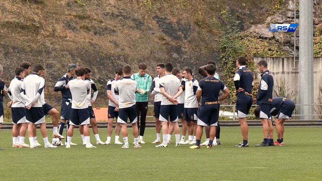 La Real Sociedad empieza a preparar el partido contra el Real Madrid