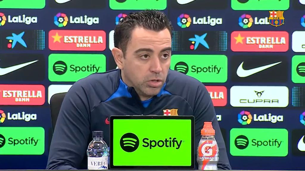 Xavi sobre las bajas de Araujo y Ansu Fati