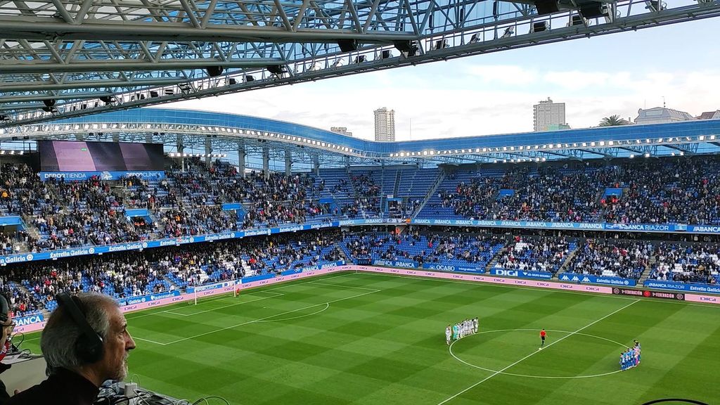 Riazor despide a Amancio: minuto de silencio en Riazor