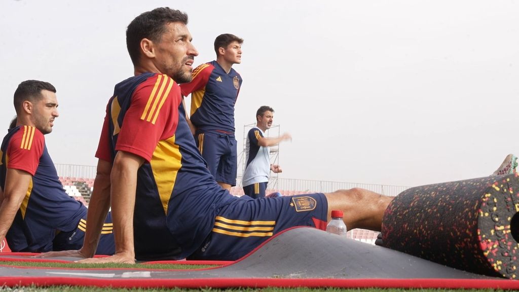 Jesús Navas, anfitrión de la selección española en su estadio
