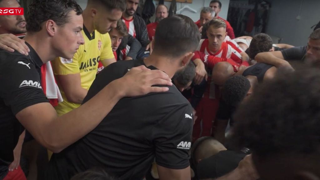 La arenga espectacular del Cali Izquierdoz en el vestuario del Sporting antes del derbi asturiano