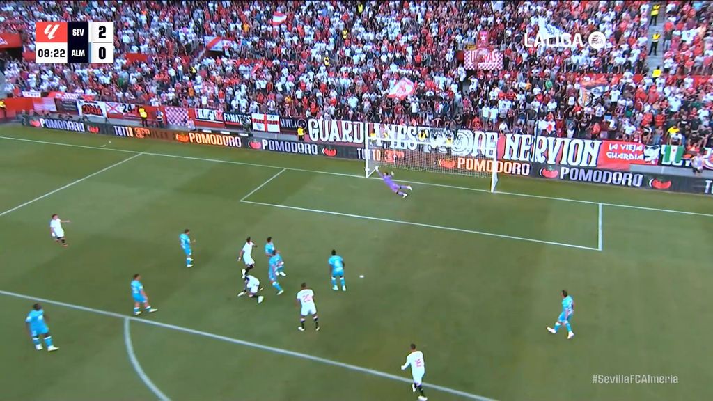 Sevilla FC-Almería: 2-0 gol de Lukébakio