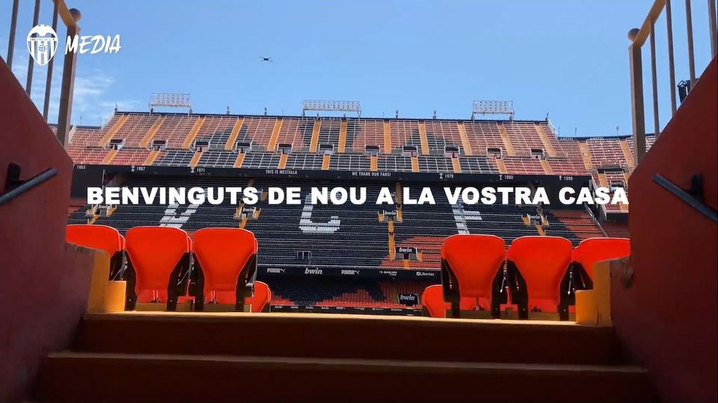 Así da la bienvenida el Valencia CF a su afición