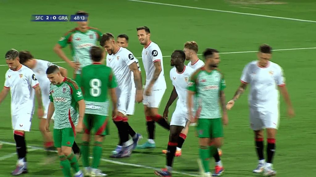 Sevilla FC-Granada CF: 2-0 gol de Saúl Ñíguez