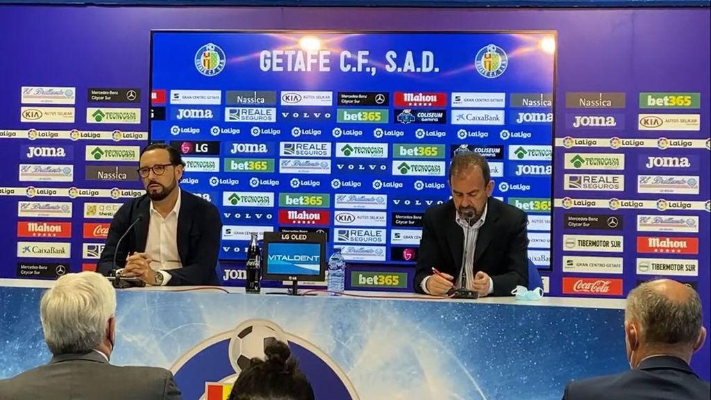 Bordalás se despide del Getafe