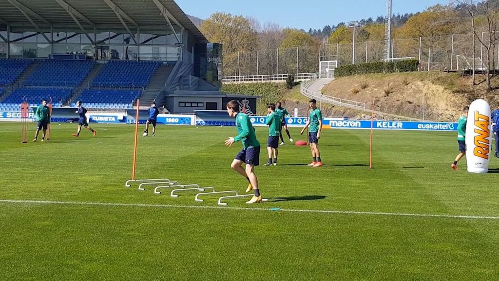 Entrenamiento de la Real Sociedad (24-03-21)