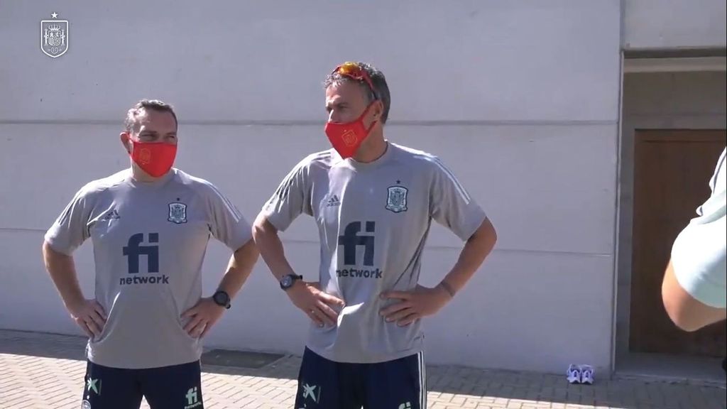 Luis Enrique recibe a Rodrigo, Fornals, Brais Méndez y Soler