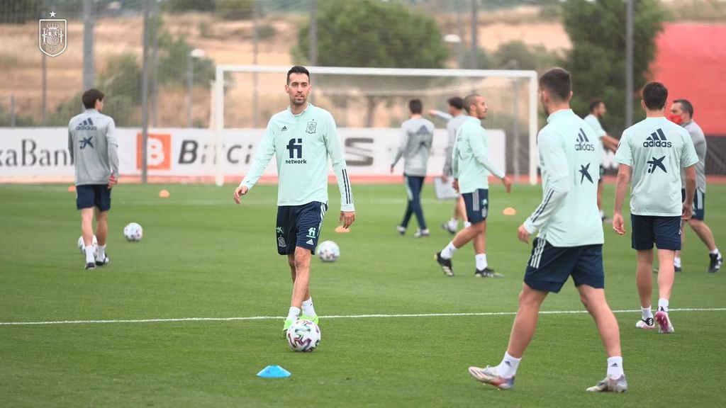 Entrenamiento de la Selección Española 05-06-21
