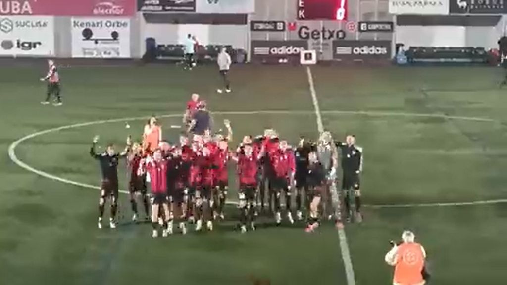 El Arenas celebra su sorpresa copera ante el Lugo