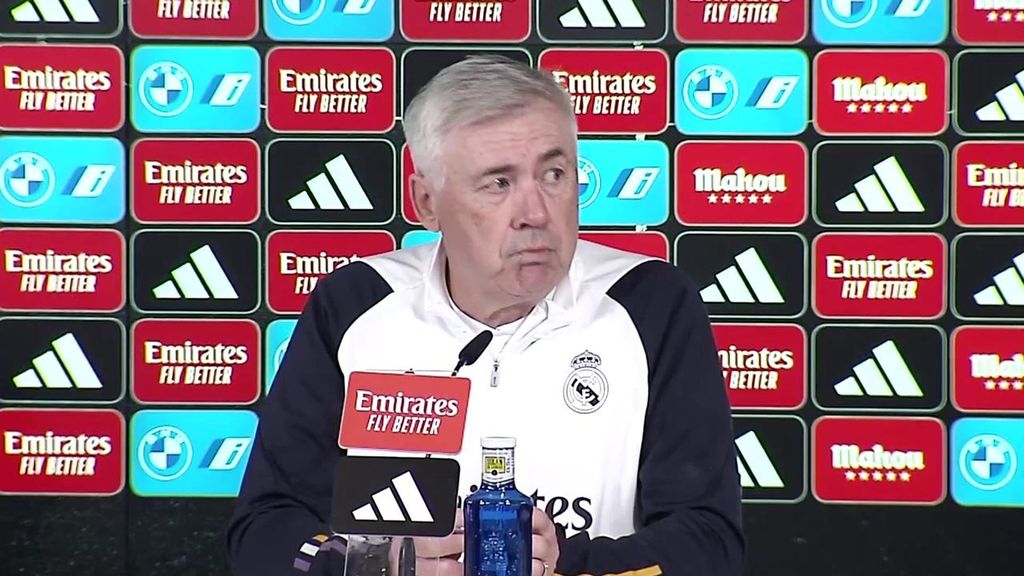 Carlo Ancelotti, en rueda de prensa